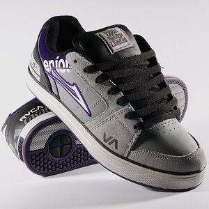 Lakai Foster 4 LTD Grey/Purple - Enjoi Skate Shoes Collab Size 11